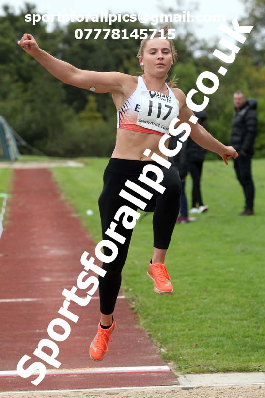 Long jump, NECAA Open Meeting, Morpeth, Sunday, September 27th. David T. Hewitson/Sports for All Pics